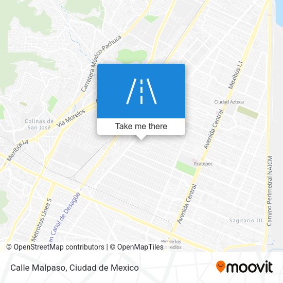 Calle Malpaso map