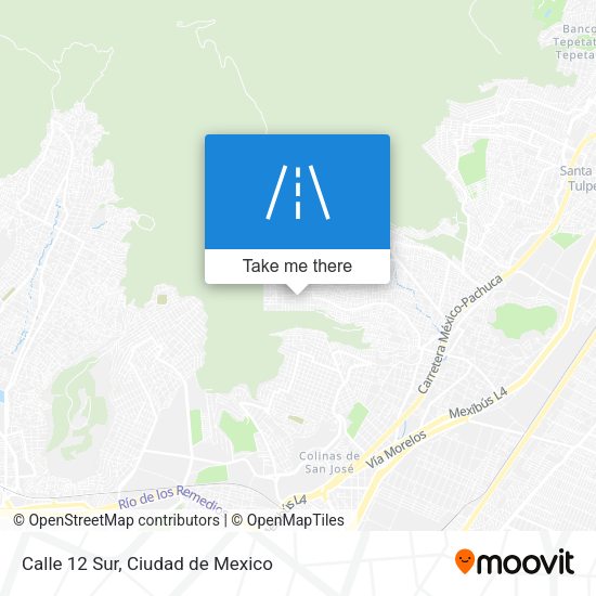 Calle 12 Sur map