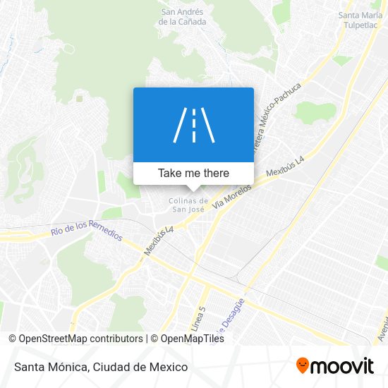 Santa Mónica map