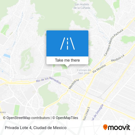 Privada Lote 4 map