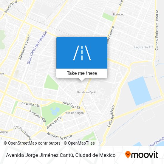 Avenida Jorge Jiménez Cantú map