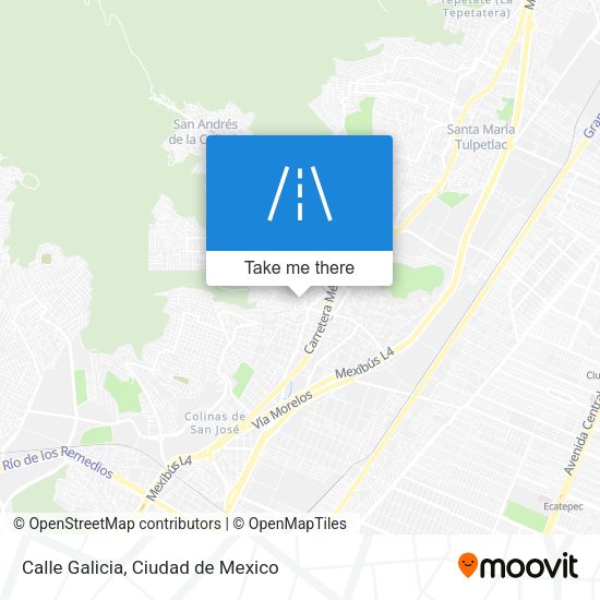 Mapa de Calle Galicia
