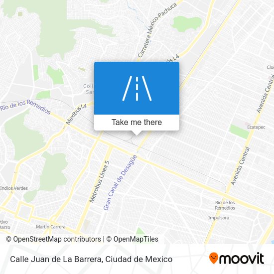 Calle Juan de La Barrera map