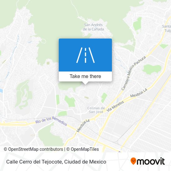 Calle Cerro del Tejocote map