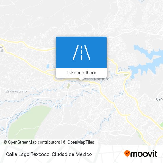Mapa de Calle Lago Texcoco