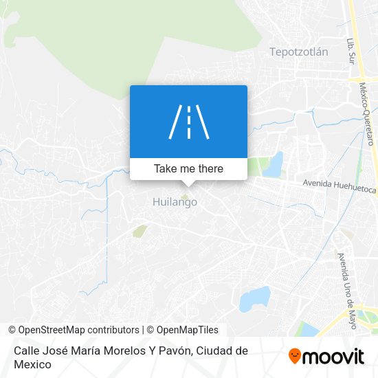 Calle José María Morelos Y Pavón map