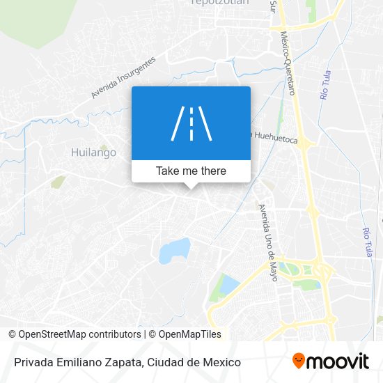 Privada Emiliano Zapata map