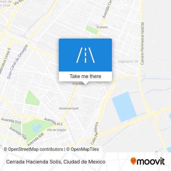 Cerrada Hacienda Solís map