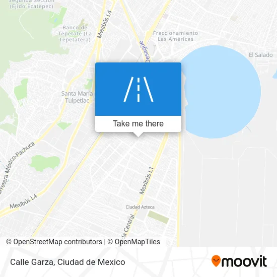 Calle Garza map