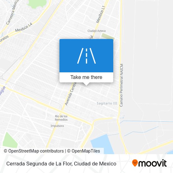 Mapa de Cerrada Segunda de La Flor