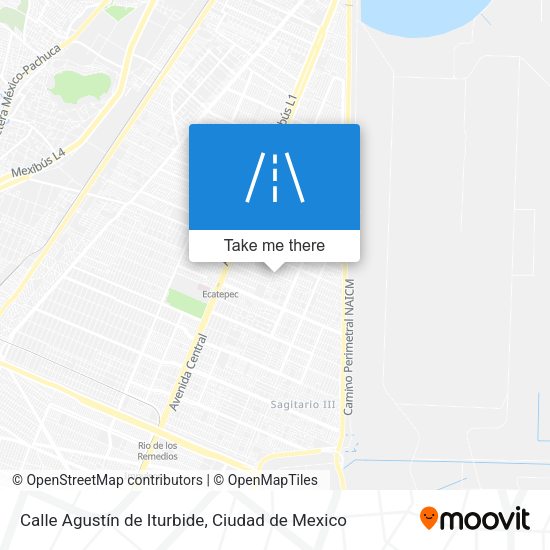 Calle Agustín de Iturbide map