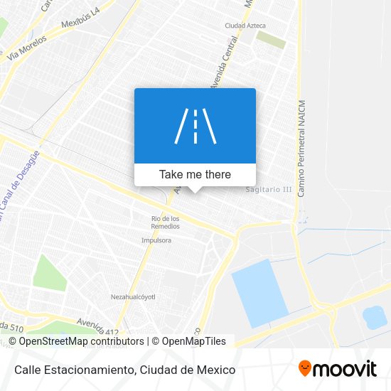Mapa de Calle Estacionamiento