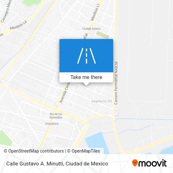 Mapa de Calle Gustavo A. Minutti