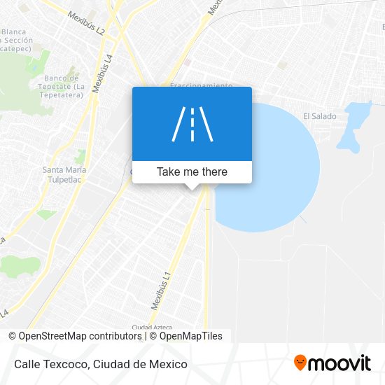 Calle Texcoco map