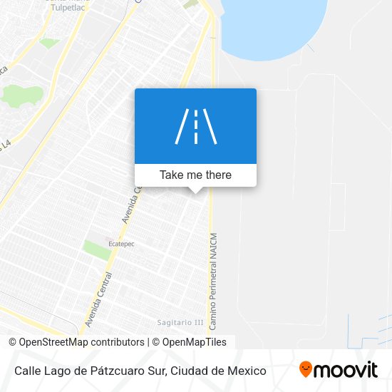 Calle Lago de Pátzcuaro Sur map