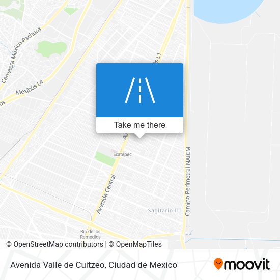 Avenida Valle de Cuitzeo map