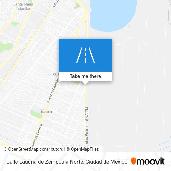 Mapa de Calle Laguna de Zempoala Norte