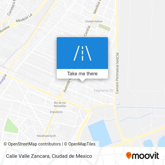 Calle Valle Zancara map
