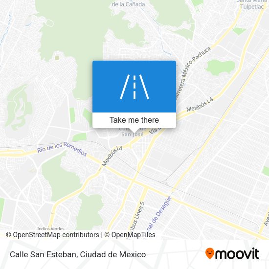 Calle San Esteban map