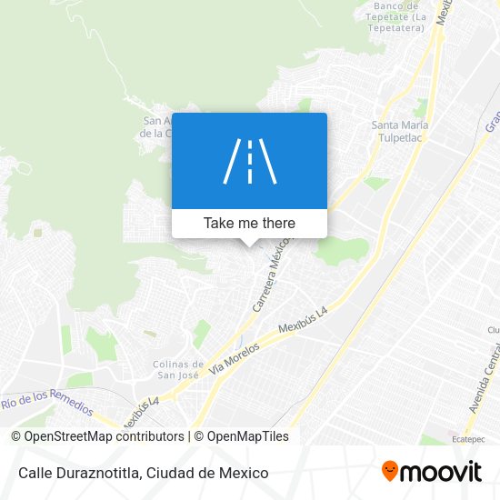 Calle Duraznotitla map