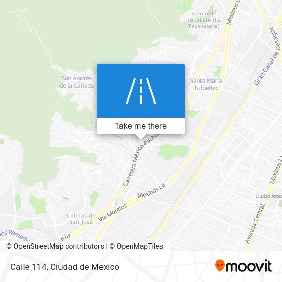 Mapa de Calle 114