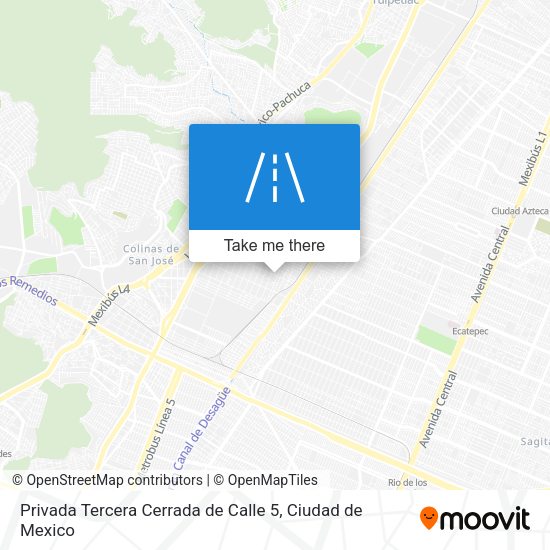 Privada Tercera Cerrada de Calle 5 map