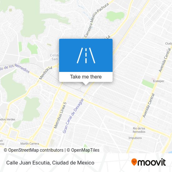Calle Juan Escutia map