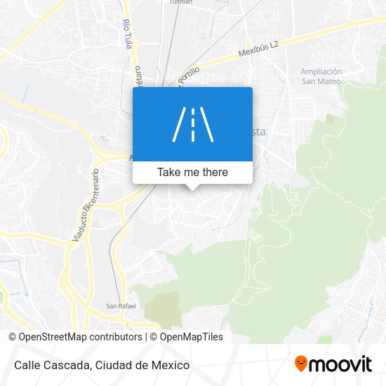 Calle Cascada map