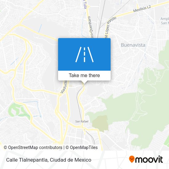 Calle Tlalnepantla map