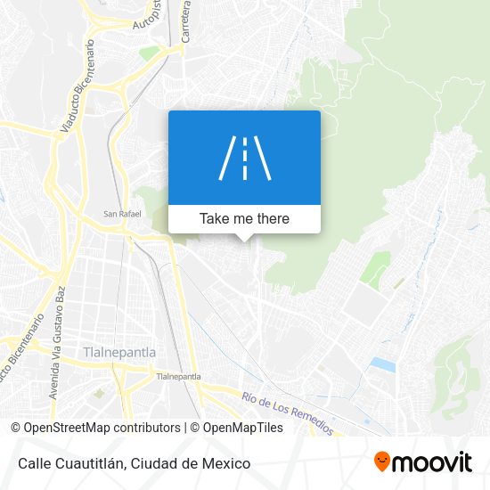 Mapa de Calle Cuautitlán