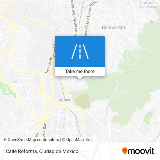 Mapa de Calle Reforma