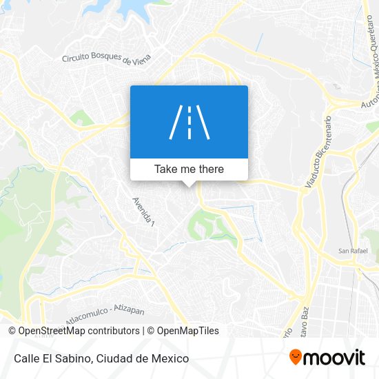 Calle El Sabino map