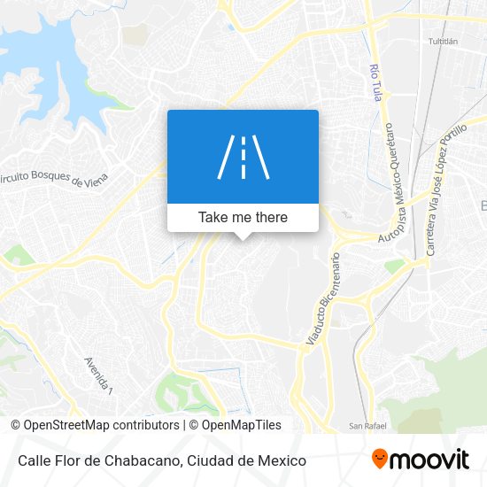 Calle Flor de Chabacano map