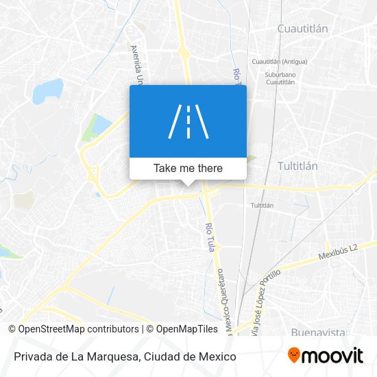 Privada de La Marquesa map