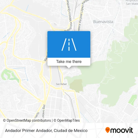 Andador Primer Andador map