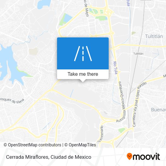 Cerrada Miraflores map