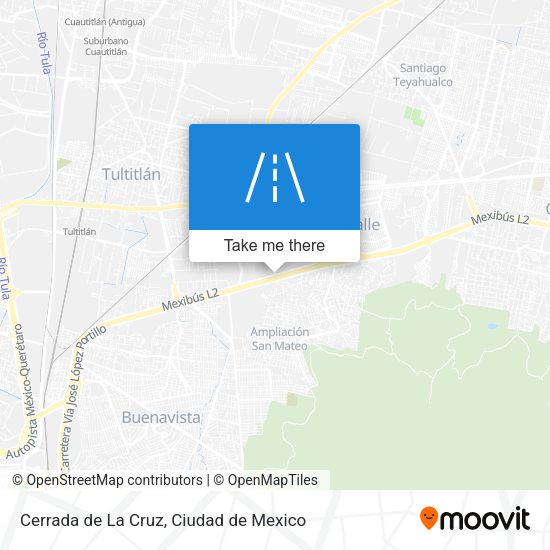 Mapa de Cerrada de La Cruz