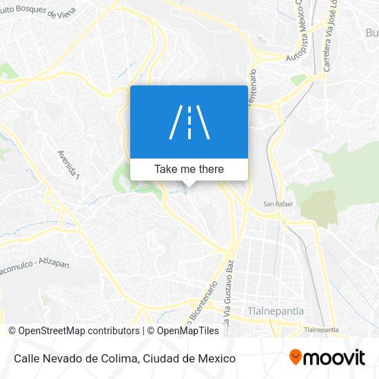 Mapa de Calle Nevado de Colima
