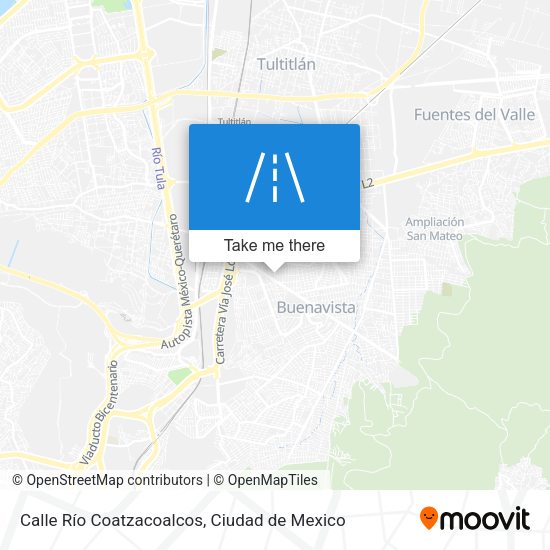Calle Río Coatzacoalcos map