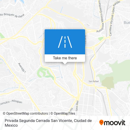 Mapa de Privada Segunda Cerrada San Vicente