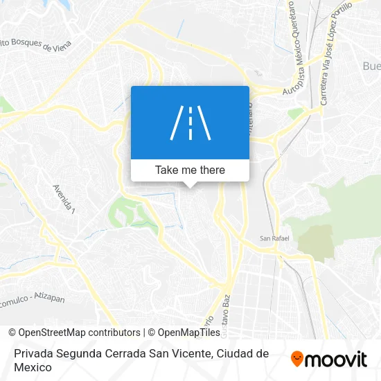Privada Segunda Cerrada San Vicente map