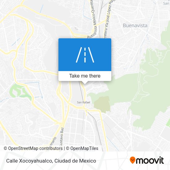 Calle Xocoyahualco map