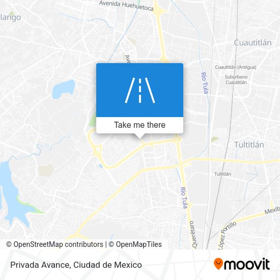 Mapa de Privada Avance