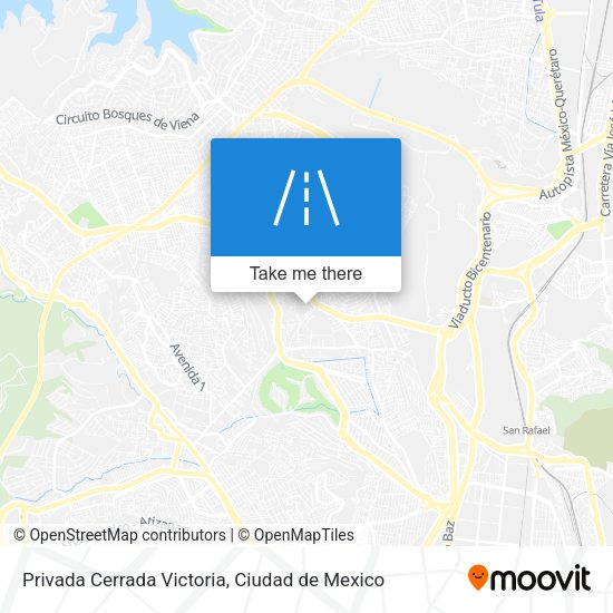 Mapa de Privada Cerrada Victoria
