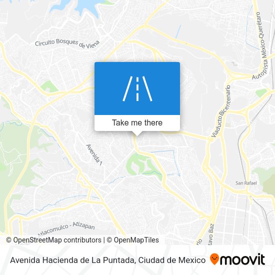 Mapa de Avenida Hacienda de La Puntada
