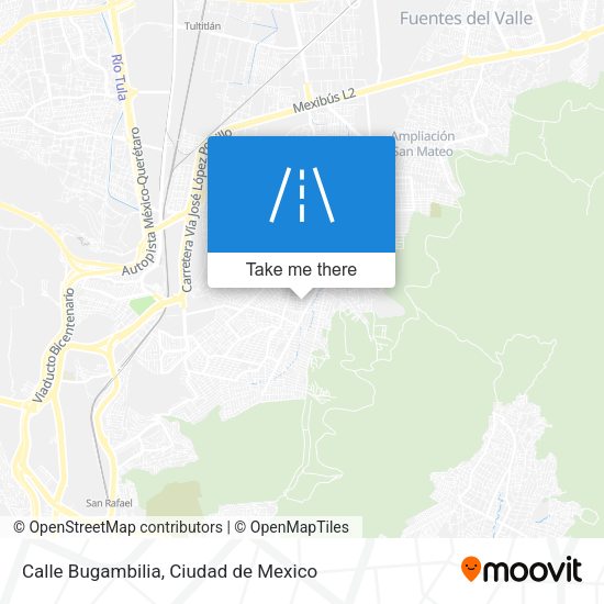 Mapa de Calle Bugambilia