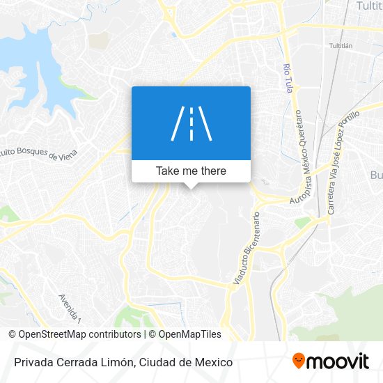 Privada Cerrada Limón map