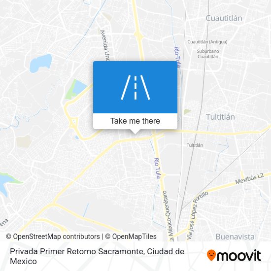 Mapa de Privada Primer Retorno Sacramonte