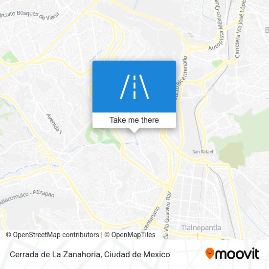 Mapa de Cerrada de La Zanahoria