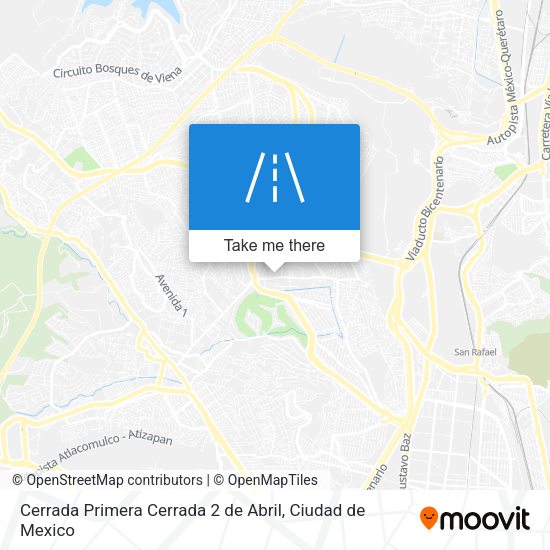 Cerrada Primera Cerrada 2 de Abril map